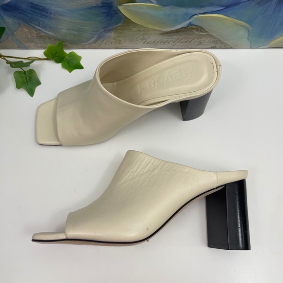 AEYDE Raf Sandal In Creamy Leather Size 39 - Picture 4 of 13